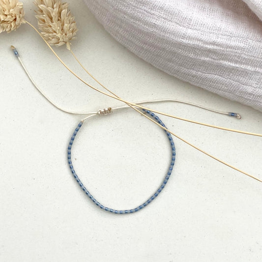Delica Armband -  Dusty Blue