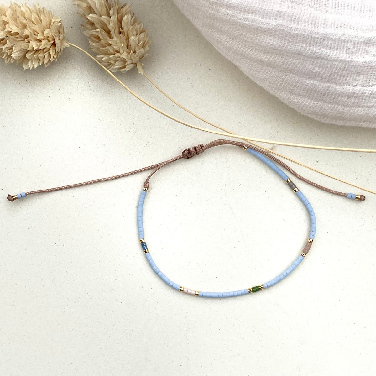 Delica Armband -  Sky Blue Mix