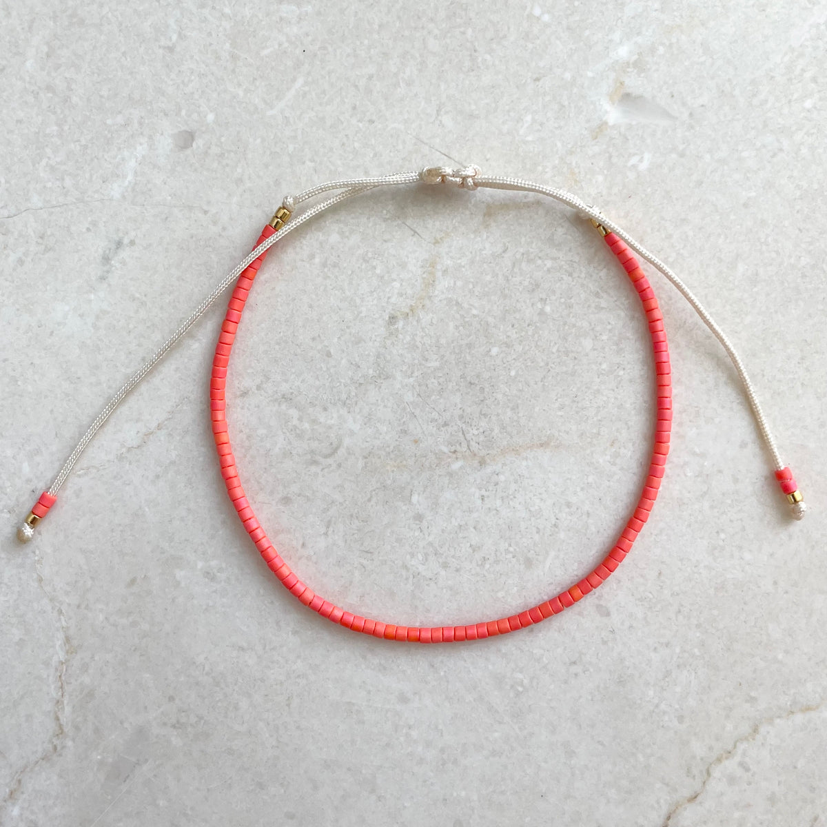 Delica Armband -  Coral