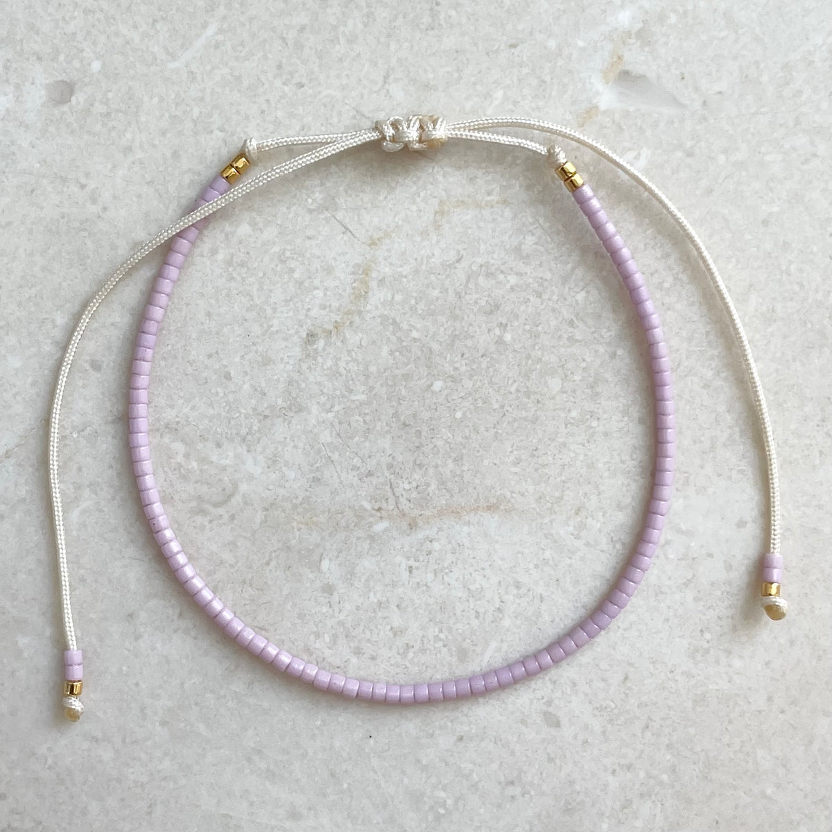Delica Armband -  Lilac