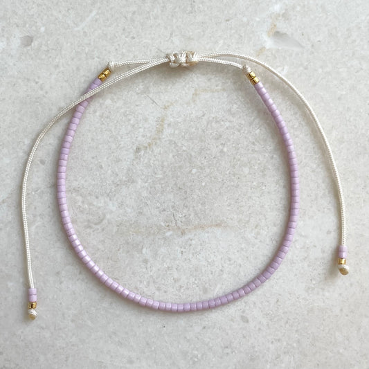 Delica Armband -  Lilac