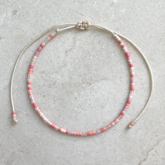 Delica Armband -  Pink Mix
