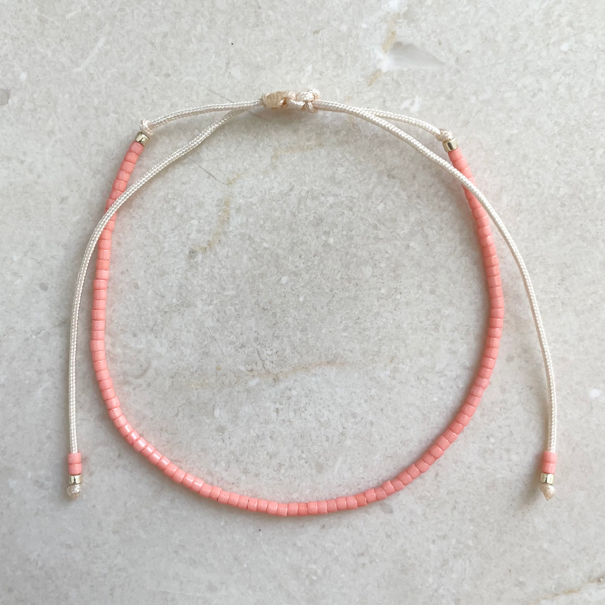 Delica Armband -  Soft Coral